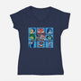 The Emotions Bunch-Womens-V-Neck-Tee-jasesa