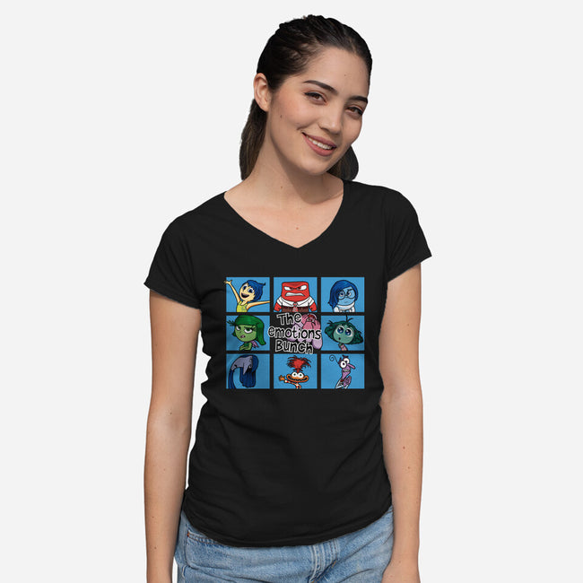 The Emotions Bunch-Womens-V-Neck-Tee-jasesa