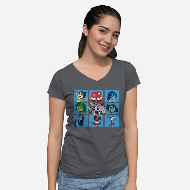 The Emotions Bunch-Womens-V-Neck-Tee-jasesa