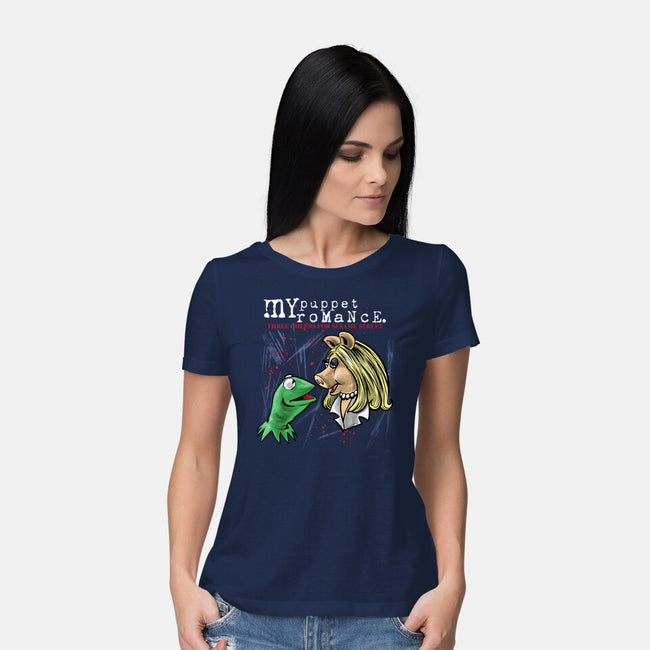 My Puppet Romance-Womens-Basic-Tee-zascanauta