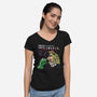 My Puppet Romance-Womens-V-Neck-Tee-zascanauta