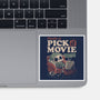 Unable To Pick A Movie-None-Glossy-Sticker-eduely