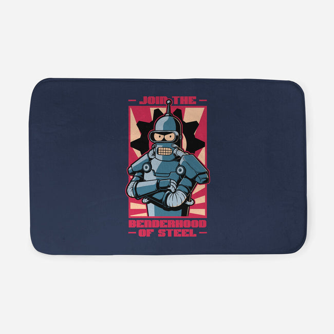 Future Brotherhood Robot-None-Memory Foam-Bath Mat-Studio Mootant