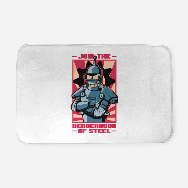 Future Brotherhood Robot-None-Memory Foam-Bath Mat-Studio Mootant