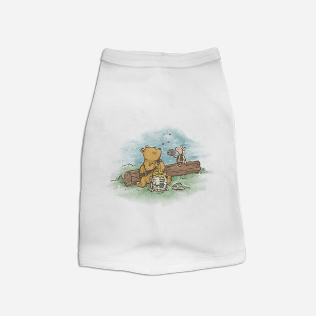 Wookiee The Pooh-Dog-Basic-Pet Tank-kg07