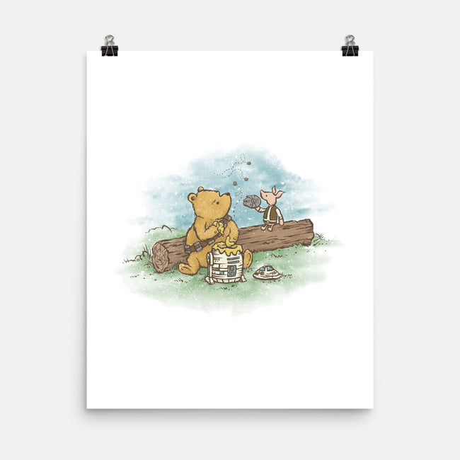 Wookiee The Pooh-None-Matte-Poster-kg07