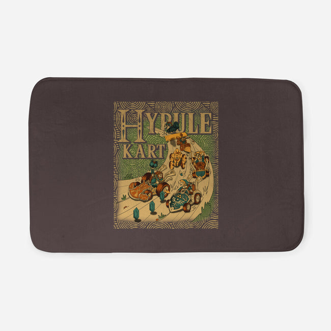 Hyrule Kart-None-Memory Foam-Bath Mat-Adrian Filmore