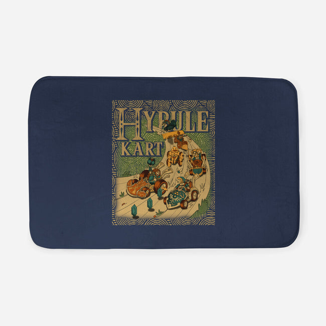 Hyrule Kart-None-Memory Foam-Bath Mat-Adrian Filmore