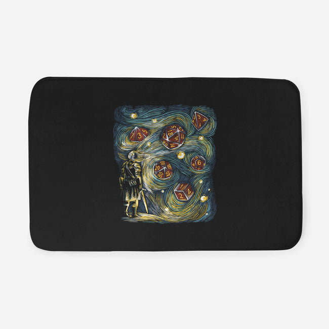 Starry Dice-None-Memory Foam-Bath Mat-zascanauta