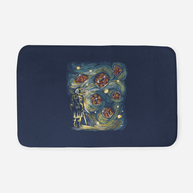 Starry Dice-None-Memory Foam-Bath Mat-zascanauta