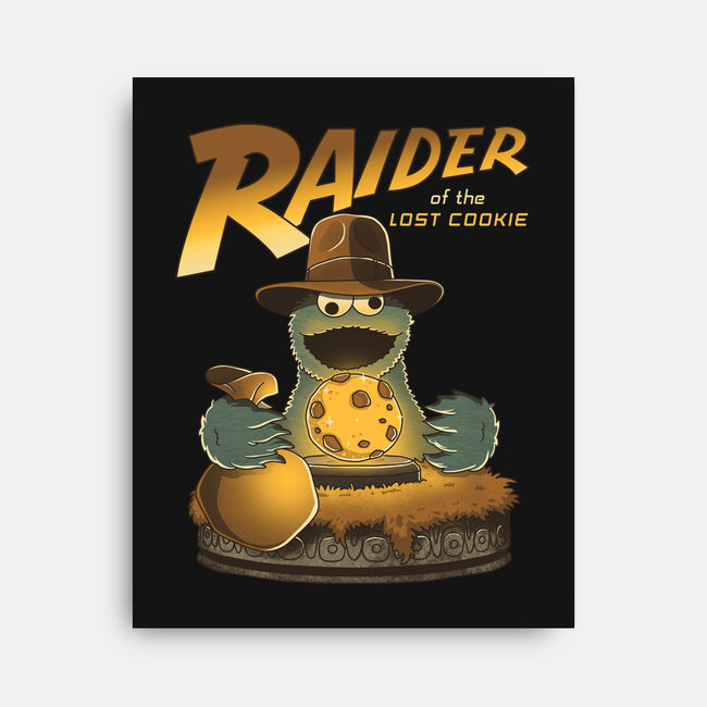 Raider Of The Lost Cookie-None-Stretched-Canvas-retrodivision