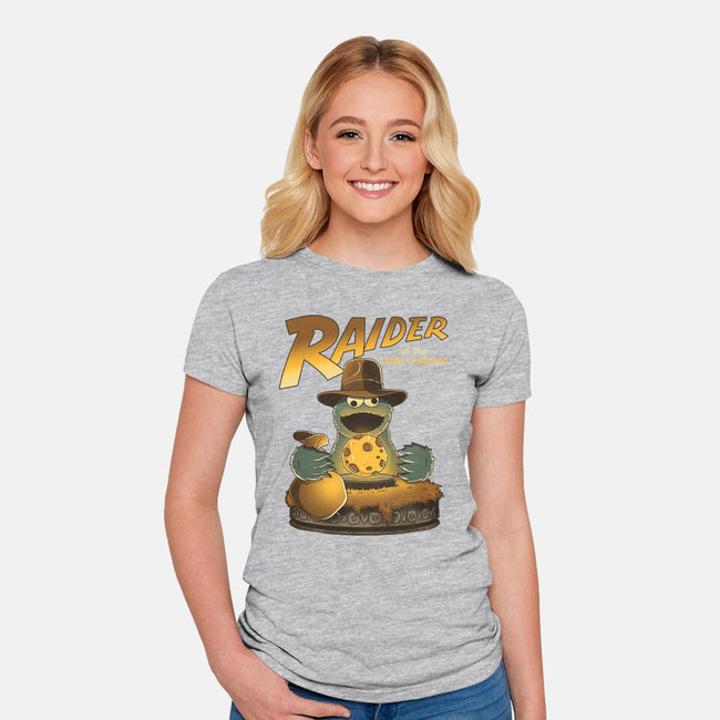 Raider Of The Lost Cookie-Womens-Fitted-Tee-retrodivision