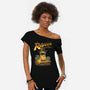 Raider Of The Lost Cookie-Womens-Off Shoulder-Tee-retrodivision