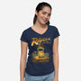 Raider Of The Lost Cookie-Womens-V-Neck-Tee-retrodivision