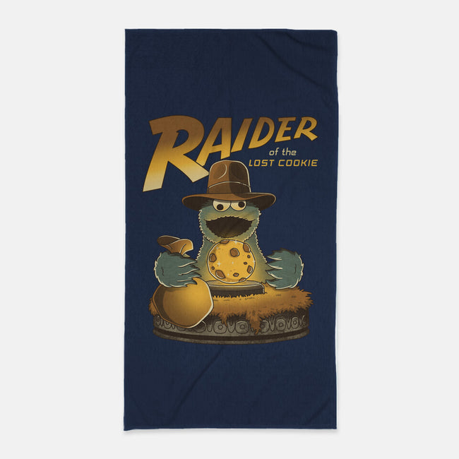 Raider Of The Lost Cookie-None-Beach-Towel-retrodivision