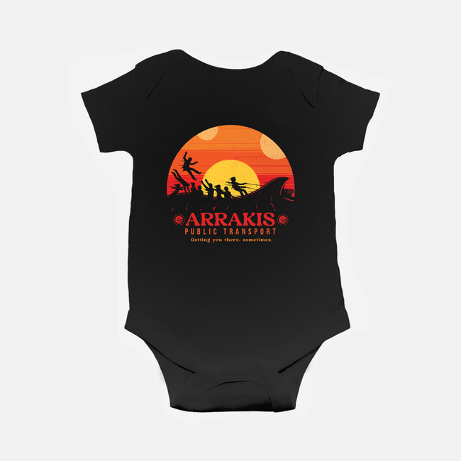 The Arrakis Train-Baby-Basic-Onesie-Gamma-Ray