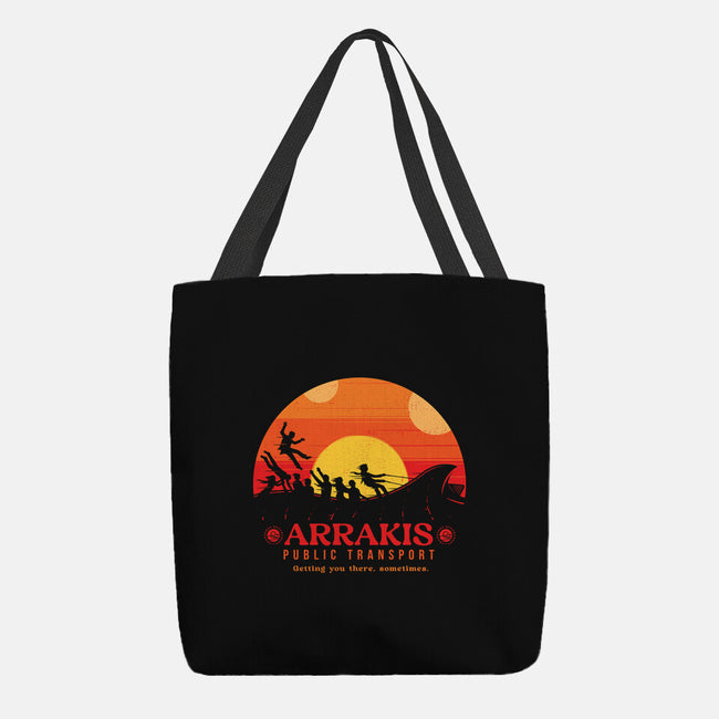 The Arrakis Train-None-Basic Tote-Bag-Gamma-Ray