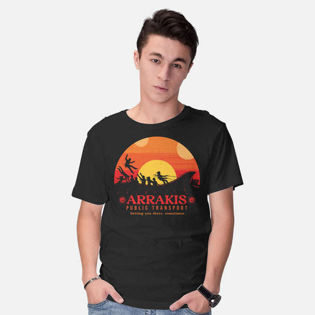 The Arrakis Train-Mens-Basic-Tee-Gamma-Ray