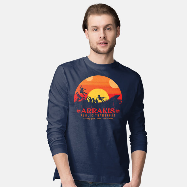 The Arrakis Train-Mens-Long Sleeved-Tee-Gamma-Ray