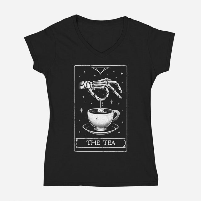 The Tea-Womens-V-Neck-Tee-eduely