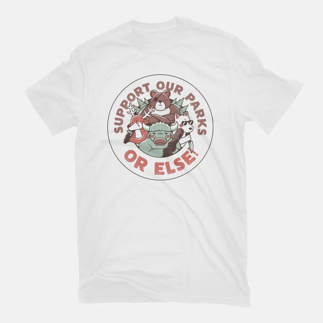 Support Our Parks Or Else-Womens-Fitted-Tee-tobefonseca