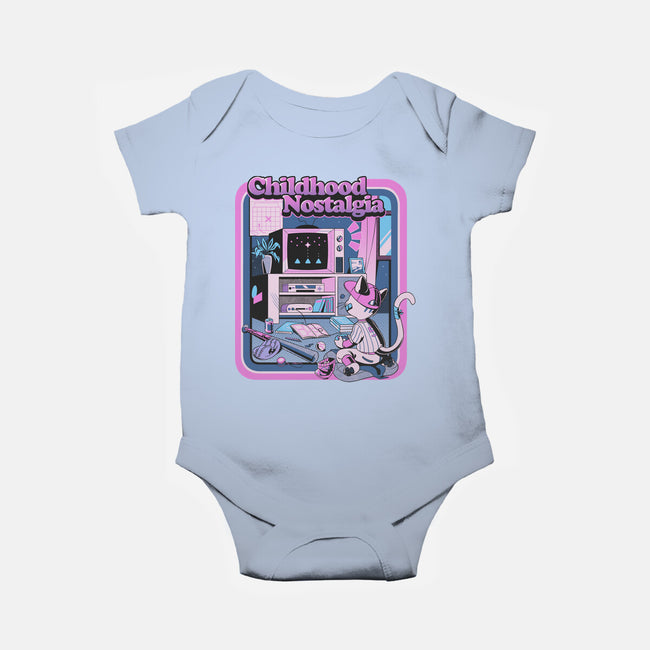 Childhood Nostalgia Blue-Baby-Basic-Onesie-tobefonseca