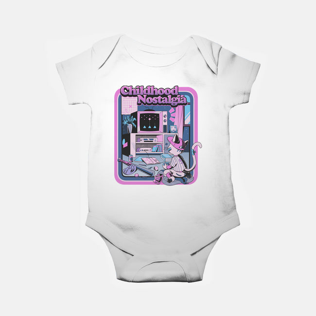 Childhood Nostalgia Blue-Baby-Basic-Onesie-tobefonseca