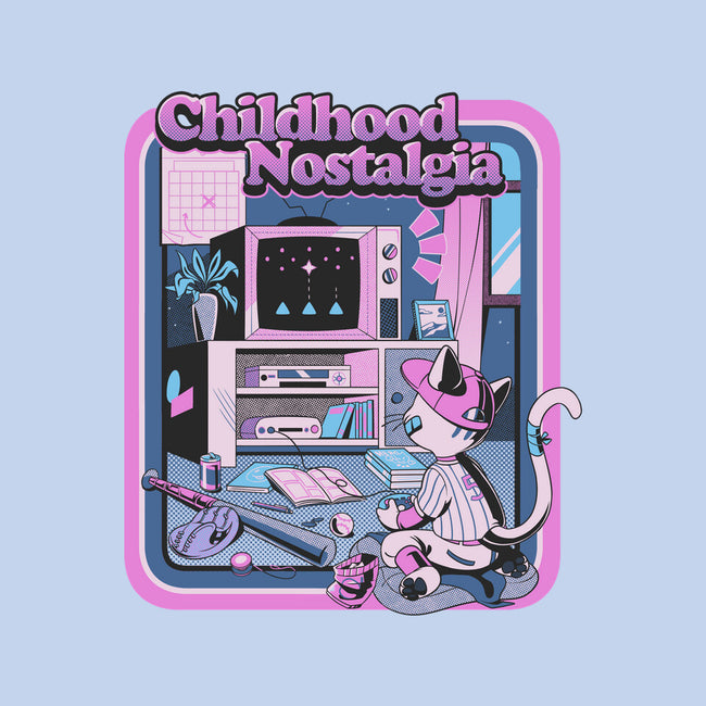 Childhood Nostalgia Blue-Unisex-Basic-Tee-tobefonseca