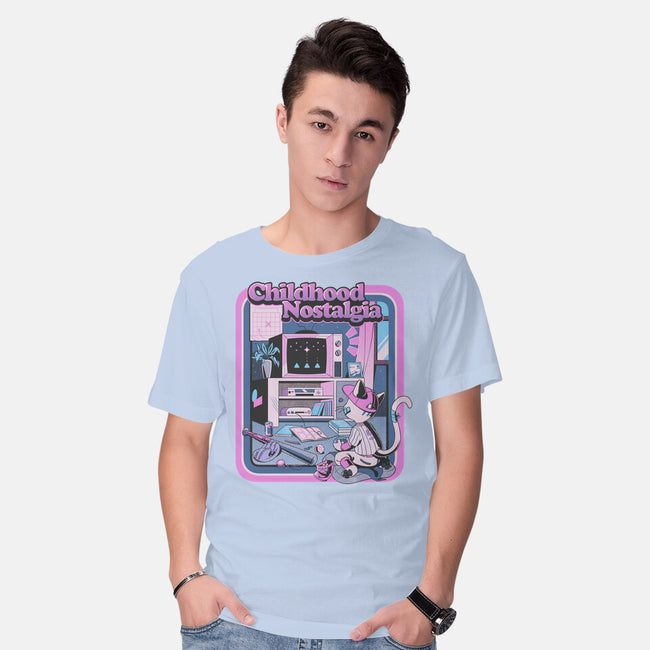 Childhood Nostalgia Blue-Mens-Basic-Tee-tobefonseca