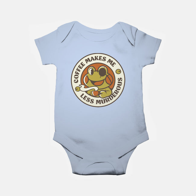 Less Murderous Frog-Baby-Basic-Onesie-tobefonseca