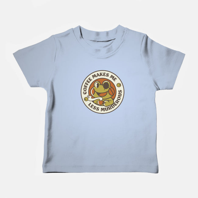 Less Murderous Frog-Baby-Basic-Tee-tobefonseca