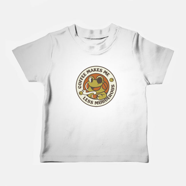 Less Murderous Frog-Baby-Basic-Tee-tobefonseca