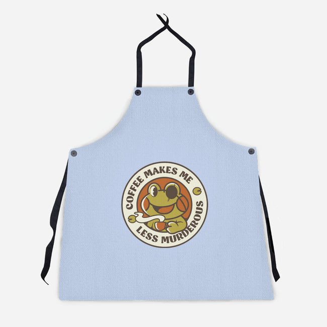 Less Murderous Frog-Unisex-Kitchen-Apron-tobefonseca