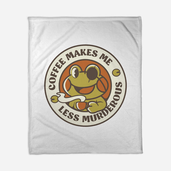 Less Murderous Frog-None-Fleece-Blanket-tobefonseca