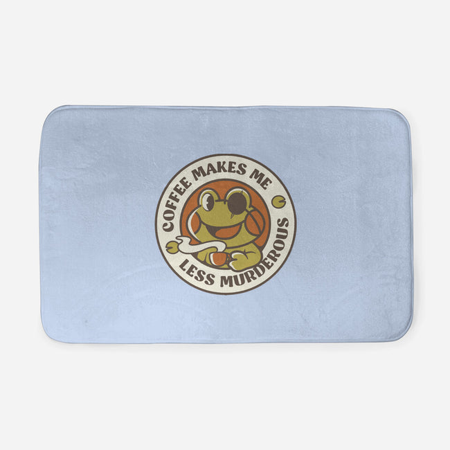 Less Murderous Frog-None-Memory Foam-Bath Mat-tobefonseca