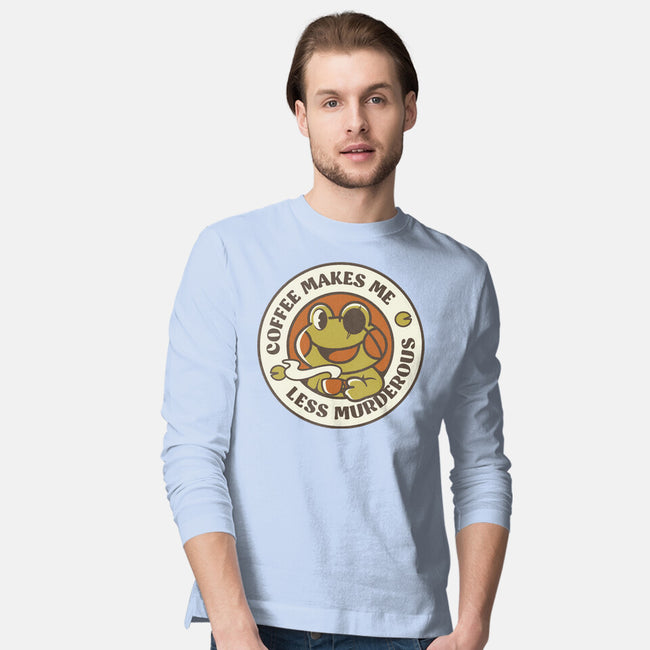 Less Murderous Frog-Mens-Long Sleeved-Tee-tobefonseca