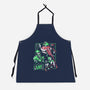 Cyber City Rush-Unisex-Kitchen-Apron-Heyra Vieira