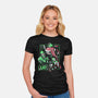 Cyber City Rush-Womens-Fitted-Tee-Heyra Vieira