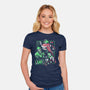 Cyber City Rush-Womens-Fitted-Tee-Heyra Vieira