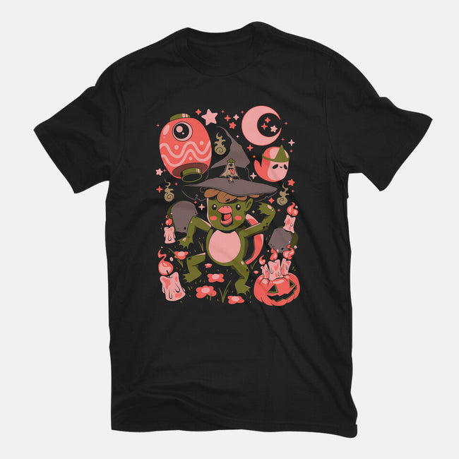 Halloween Kappa Party-Womens-Basic-Tee-ilustrata