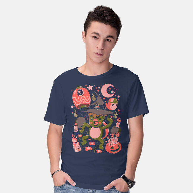 Halloween Kappa Party-Mens-Basic-Tee-ilustrata