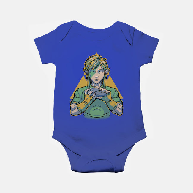 Glam Rock Elf-Baby-Basic-Onesie-Studio Mootant