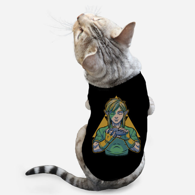 Glam Rock Elf-Cat-Basic-Pet Tank-Studio Mootant