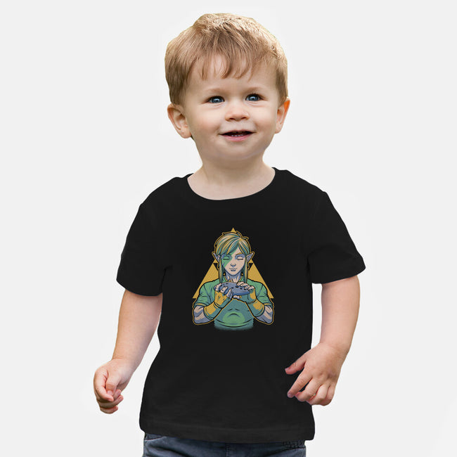 Glam Rock Elf-Baby-Basic-Tee-Studio Mootant