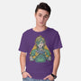 Glam Rock Elf-Mens-Basic-Tee-Studio Mootant