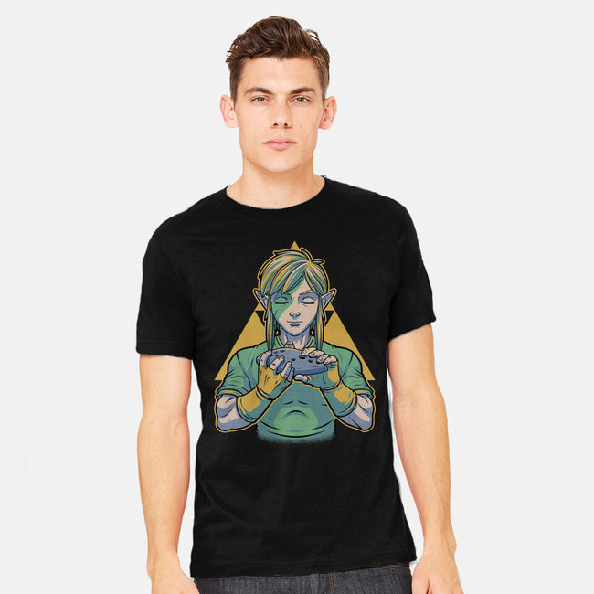 Glam Rock Elf-Mens-Heavyweight-Tee-Studio Mootant