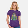 Glam Rock Elf-Womens-Fitted-Tee-Studio Mootant