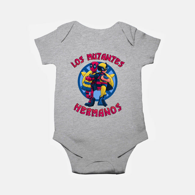 Los Mutantes Hermanos-Baby-Basic-Onesie-teesgeex