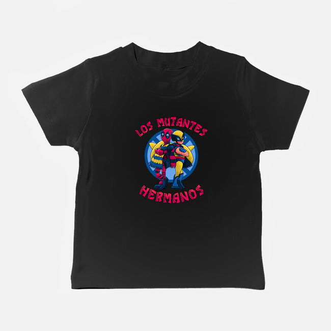 Los Mutantes Hermanos-Baby-Basic-Tee-teesgeex