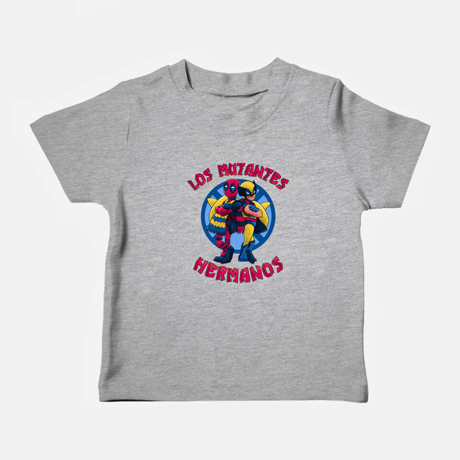 Los Mutantes Hermanos-Baby-Basic-Tee-teesgeex